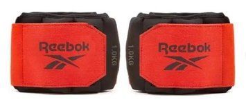 Утяжелители лодыжки Reebok Flexlock Ankle Weights черный, красный Уни 1.0 кг