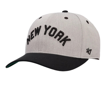 Кепка 47 Brand MIDFIELD NY YANKEES сірий, чорний Уні OSFA