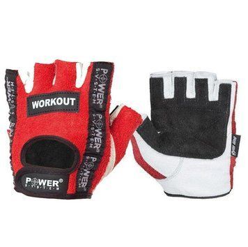 Рукавички для фітнесу і важкої атлетики Power System Workout PS-2200 Red XXL