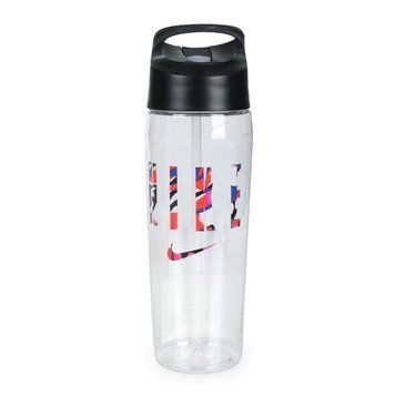Пляшка Nike TR HYPERCHARGE STRAW BOTTLE 24 OZ прозора, рожева Уні 709 мл