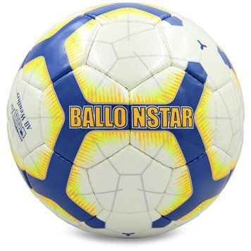 Мяч футбольный №5 CRYSTAL BALLONSTAR 2018-2019 C-2938,2839,2840 (№5, 5 сл., сшит вручную,)