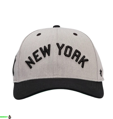 Кепка 47 Brand MIDFIELD NY YANKEES серый, черный Уни OSFA