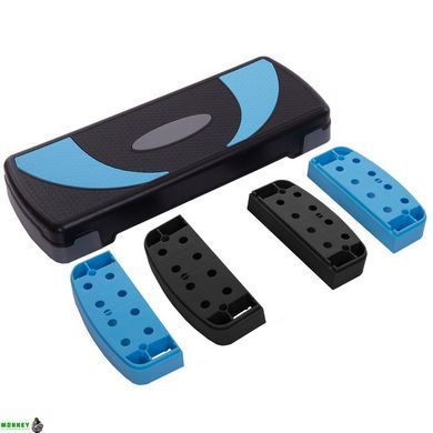 Степ-платформа SP-Sport FI-1578 79x29x10-20см сFI-1578 Серый-розовый