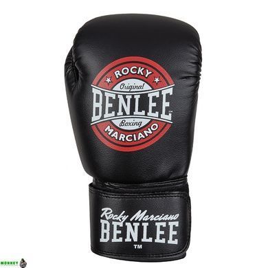 Рукавички боксерські Benlee PRESSURE 12oz/PU / чорно-червоно-білі