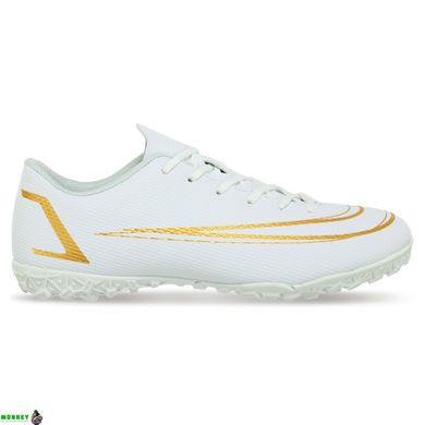Сороконожки обувь футбольная LIJIN 2209-S1 размер 35-39 (верх-PU, подошва-резина, белый)