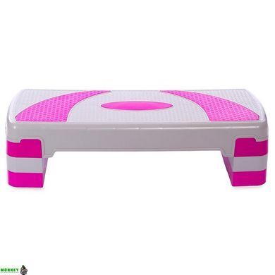 Степ-платформа SP-Sport FI-1578 79x29x10-20см сFI-1578 Серый-розовый