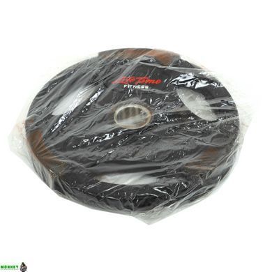 Диски для штанги обгумовані LIFE FITNESS SC-80154B-15 51мм 15кг чорний