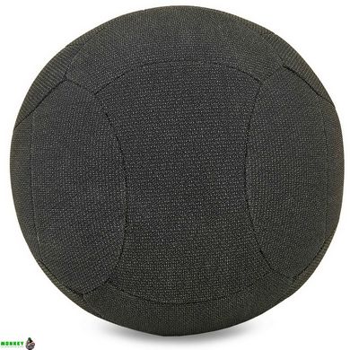 М'яч набивний для кросфіту волбол WALL BALL Zelart FI-7224-9 9кг чорний