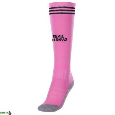 Гетри футбольні дитячі клубні NORVA REAL MADRID AWAY 2021 ETM2102-RM2 розмір 32-39 рожевий