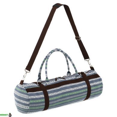 Сумка для йога килимка KINDFOLK Yoga bag SP-Sport FI-6969-6 сірий-синій
