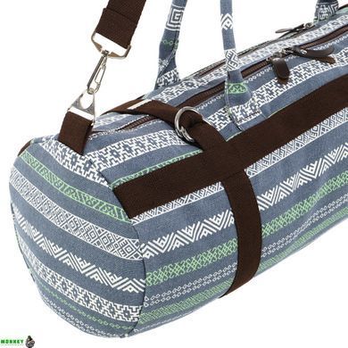Сумка для йога килимка KINDFOLK Yoga bag SP-Sport FI-6969-6 сірий-синій