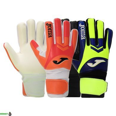 Перчатки вратарские юниорские Joma HUNTER 400909-042 (PVC, PL, р-р 4-8, к400909-042 Коралловый-белый 7)