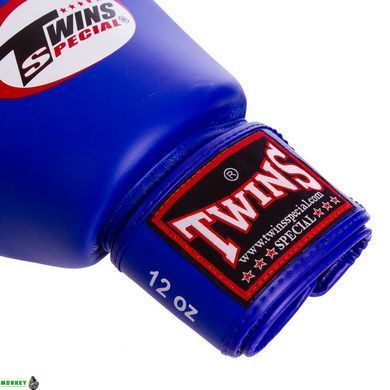 Рукавички боксерські шкіряні TWINS BGVL3 Сірий 18 унцій 12-20 унцій