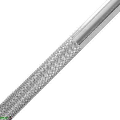 Штанга фиксированная прямая обрезиненная Zelart Rubber Coated Barbell TA-2685-15 длина-95см 15кг