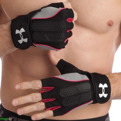 Перчатки для фитнеса и тяжелой атлетики UAR BC-2682 S-XL цвета в ассортименте