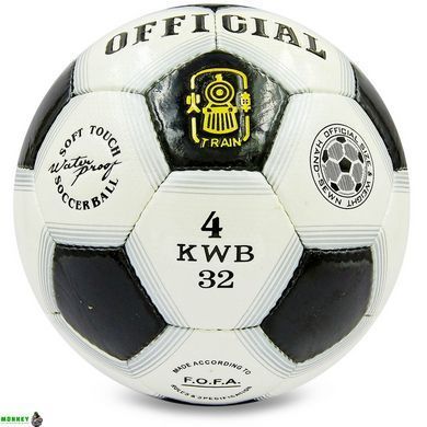 М'яч футбольний OFFICIAL BALLONSTAR FB-0170 Чорний №4 PU