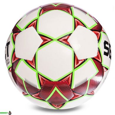 Мяч футзальный №4 SELECT FUTSAL SAMBA IMS NEW (FPUS 1200, белый-красный-салатовый)