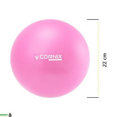 Мяч для пилатеса, йоги, реабилитации Cornix MiniGYMball 22 см XR-0228 Pink