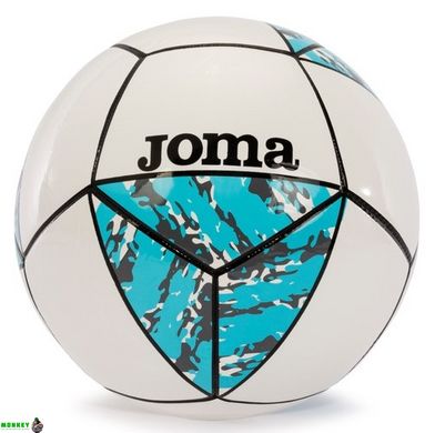 Футбольный мяч Joma CHALLENGE II бело-бирюзовый Уни 5