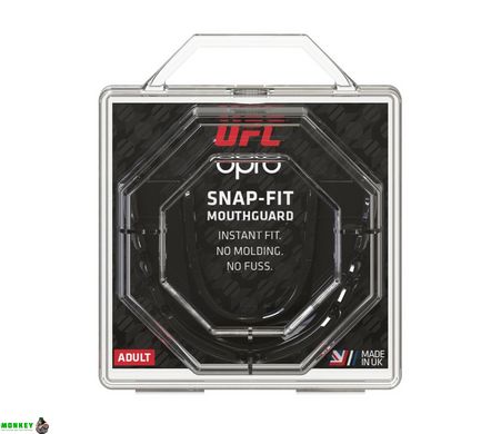 Капа OPRO Snap-Fit UFC Hologram Black (art.002257001)