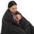 Ковдра туристична PUFFY DOWN BLANKET 4Monster C-BKR-203 Чорний (Нейлон 820D380T, качиний пух, покриття W, R водонепроник., р-р 137x203см, t -20 до 0)