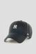 Кепка MVP 47 Brand YANKEES BASE RUNNER SNAP чорний, сірий Уні OSFA