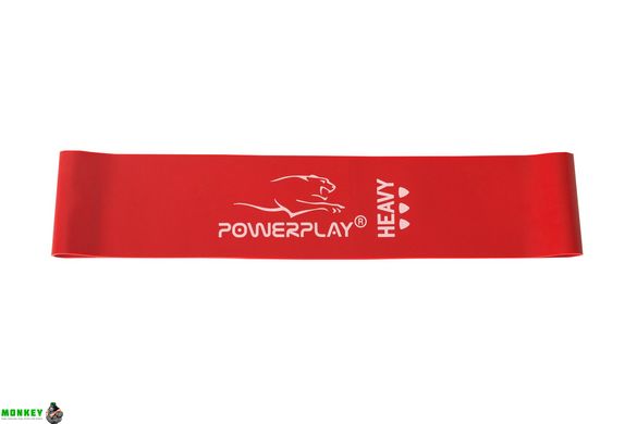 Фітнес-резинка PowerPlay 4114 Heavy Червона (500*50*1.2мм) - супротив 11кг