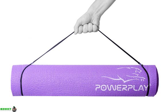 Коврик для фитнеса и йоги PowerPlay 4010 (183*61*0.6) Фиолетовый