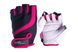 Перчатки для фитнеса и тяжелой атлетики PowerPlay 2311 женские черно-розовые XS