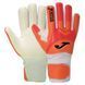 Перчатки вратарские юниорские Joma HUNTER 400909-042 (PVC, PL, р-р 4-8, к400909-042 Коралловый-белый 7)