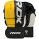 Перчатки для ММА (Греплинговые перчатки) RDX T6 Plus Rex Yellow L (капа в комплекте)