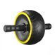 Ролик (гімнастичне колесо) для преса 4FIZJO Ab Wheel XL Black/Yellow (P-5907739314444)