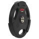 Диски для штанги обгумовані LIFE FITNESS SC-80154B-15 51мм 15кг чорний