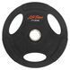 Диски для штанги обгумовані LIFE FITNESS SC-80154B-15 51мм 15кг чорний