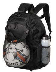 Рюкзак Select Milano с сеткой для мяча черный Уни 48х32х16см