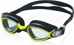 Окуляри для плавання Aqua Speed CALYPSO 6369 чорний, жовтий Уні OSFM