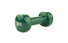 Гантель вінілова Stein 2.0 кг / шт / Зелена