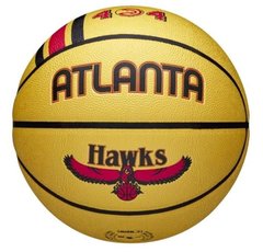 М'яч баскетбольний Wilson NBA TEAM CITY COLLECTOR BSKT ATL HAWKS Size 7