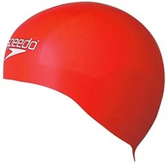 Шапка для плавання Speedo CAN AQUA V CAP AU червоний, білий Уні OSFM