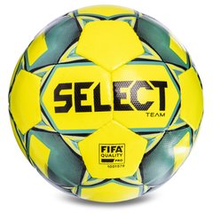 Мяч футбольный №5 SELECT TEAM FIFA (FPUS 1300, желтый-бирюзовый)