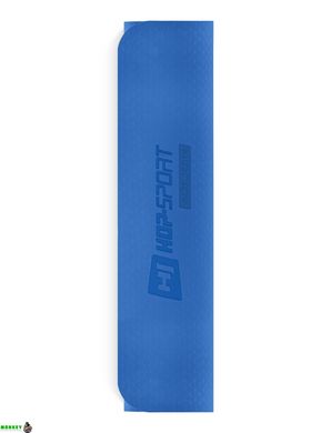 Мат для фітнесу та йоги Hop-Sport TPE 0,6см HS-T006GM синій