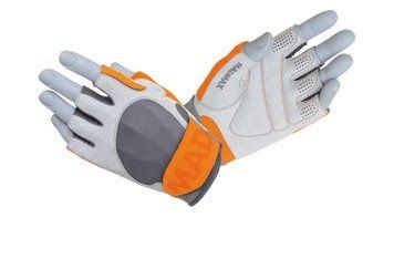 Перчатки для фитнеса MadMax MFG-850 Crazy Grey/Orange L