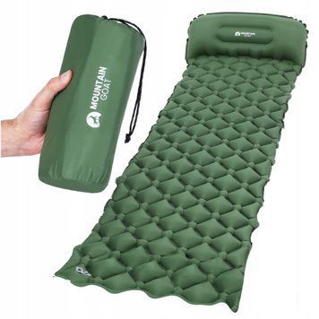Коврик (каримат) надувной Mountain Goat 190 x 58 x 5 см Navy Green (P-5905973400886)