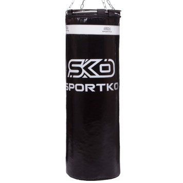 Мешок боксерский Цилиндр с кольцом Классик SPORTKO MP-4 Черный высота 85см