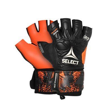 Перчатки вратарские Select GOALKEEPER GLOVES FUTSAL LIGA 33 черный, оранжевый Уни 9 (19см) 609330-201-9