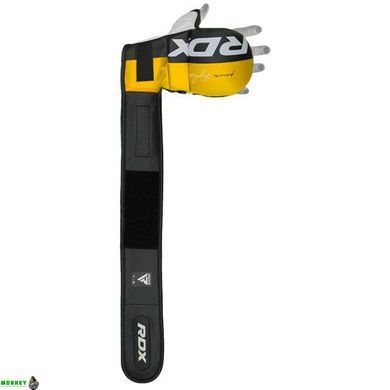 Рукавиці для ММА (Греплінгові рукавички) RDX T6 Plus Rex Yellow XL (капа в комплекті)