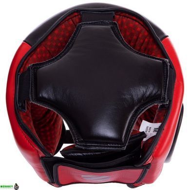 Шолом боксерський з бампером шкіряний UFC PRO UHK-75062 S чорний