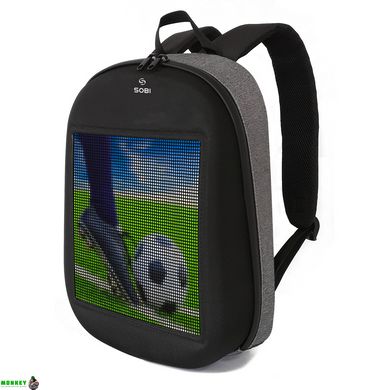 Рюкзак із LED екраном Sobi Pixel SB9702 Gray