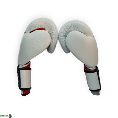 Перчатки боксерские THOR RING STAR 10oz /PU /бело-красно-черные