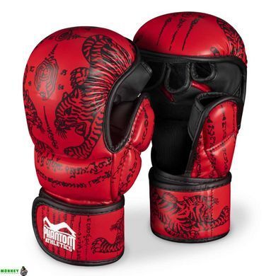 Рукавиці для ММА Phantom Muay Thai Red L/XL (капа в подарунок)